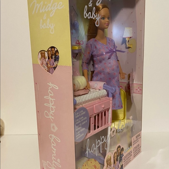 Vintage NIB Pregnant Midge Barbie Doll Happy Family 2002 #56663. Barbie movie. - Picture 2 of 9